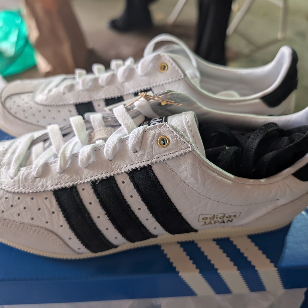 Adidas White and Black Sneakers